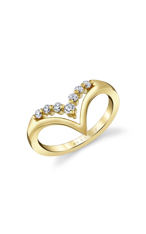 Wedding Band – 14K Yellow Gold Diamond (0.2ct) B269-020A4Y | Sylvie
