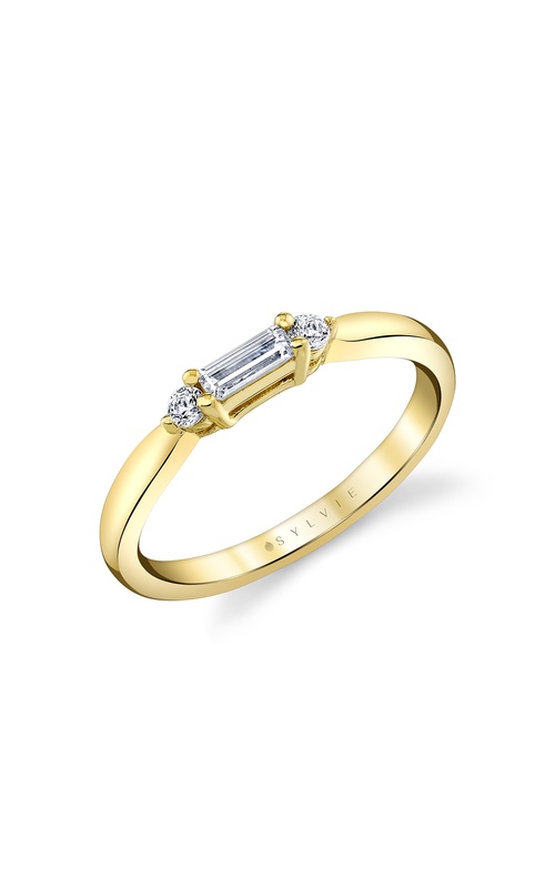 Wedding Band – 14K Yellow Gold B235-022AD4Y | Sylvie