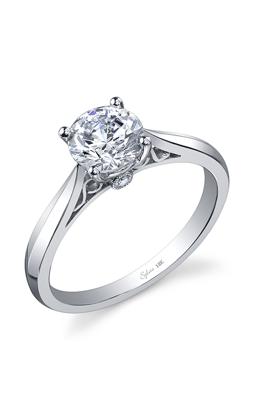 Sylvie Solitaire Engagement Ring SY904-003A8W10R