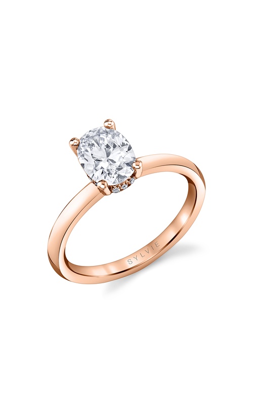 Sylvie Solitaire Engagement Ring S2393-012A4R15O