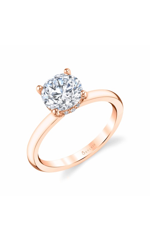 Sylvie Solitaire Engagement Ring S2393-012A4R15R