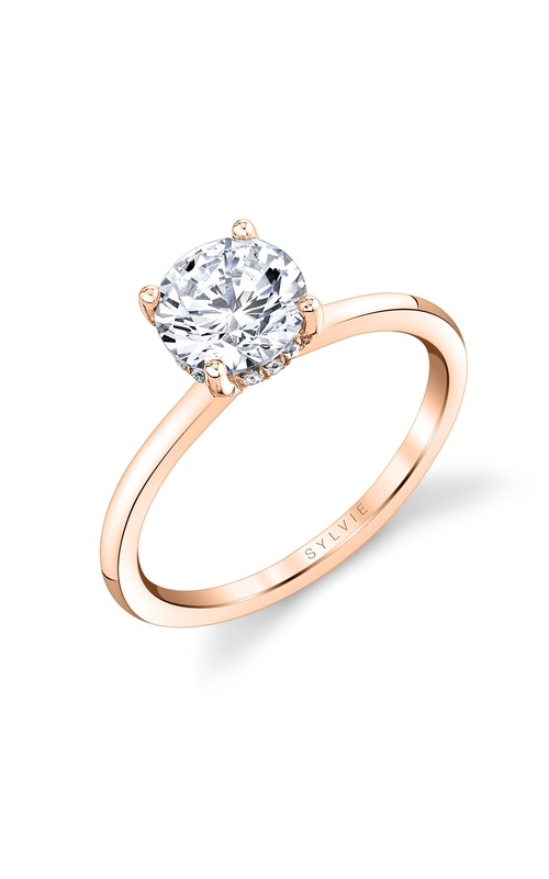 Sylvie Classic Engagement Ring S3193-013A4R10R