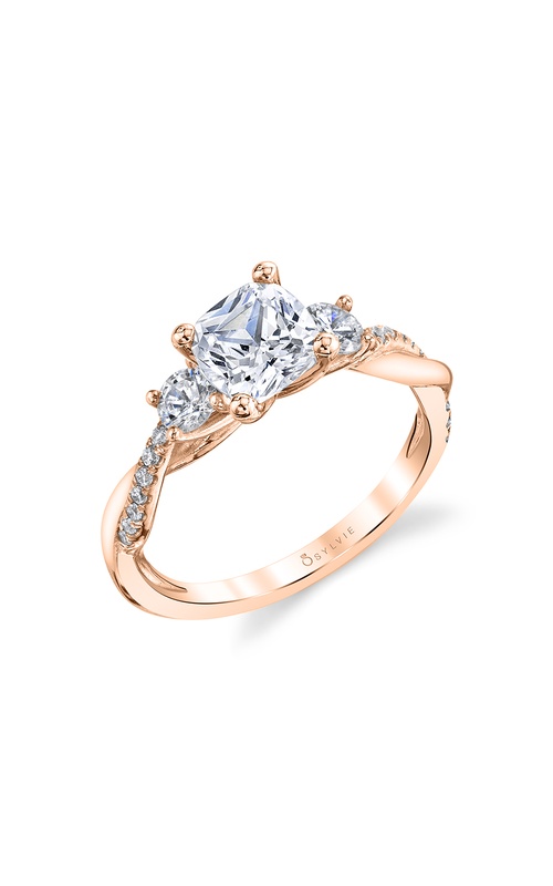 Sylvie Three Stone Engagement Ring S1939S-048A4R10C