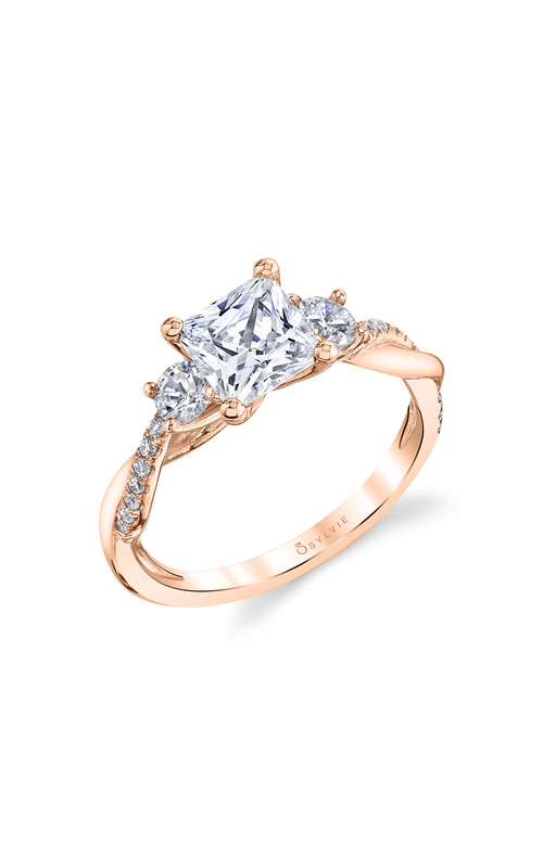 Sylvie Three Stone Engagement Ring S1939S-048A4R10P