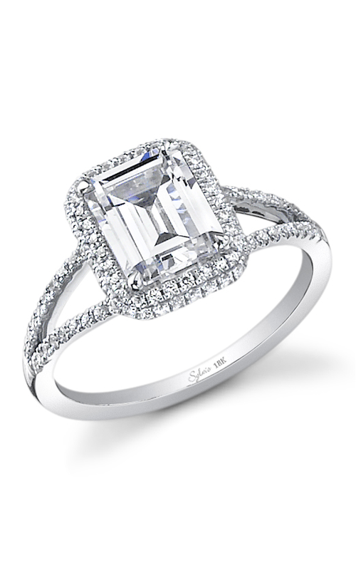 Sylvie Halo Engagement Ring SY289-0034/A8W