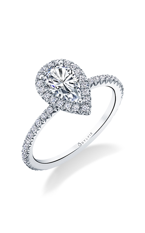Sylvie Halo ENGAGEMENT RING S1793-033A4W10T