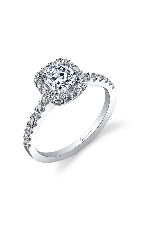 Sylvie Engagement Rings Halo SY999-039A4W10C