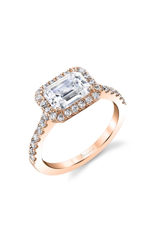 Sylvie Engagement Ring SY999-047A4R15E-E/W