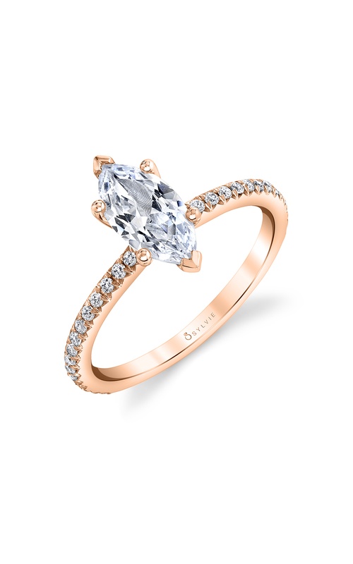 Sylvie Classic Engagement Ring S1093-021A4R10M