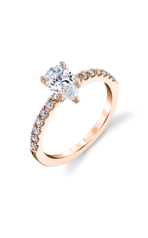 Sylvie Classic Engagement Ring S1498-024A4R10T