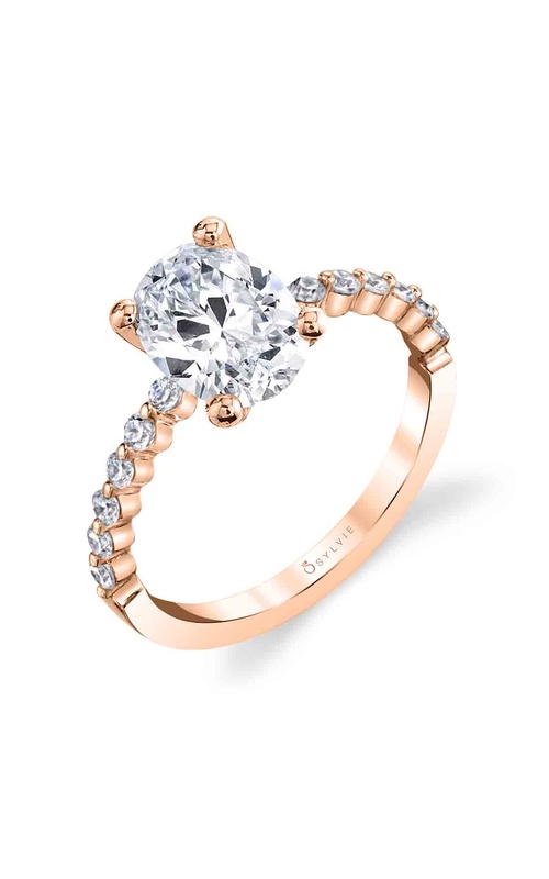 Sylvie Classic Engagement Ring S1P14-029A4R10O
