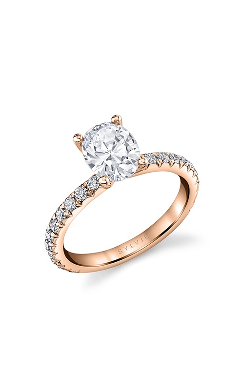 Sylvie Classic Engagement Ring S2593-052A4R20O