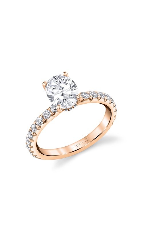 Sylvie Classic Engagement Ring S2993-078A4R20O