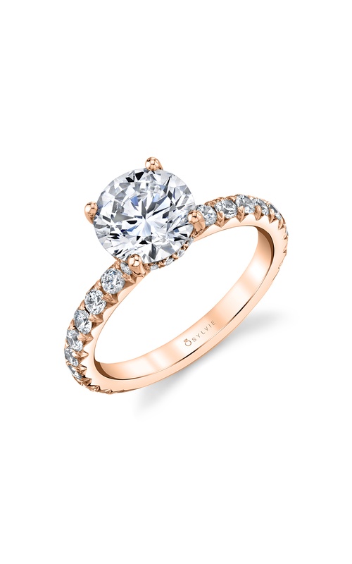 Sylvie Classic Engagement Ring S2993-078A8R17R
