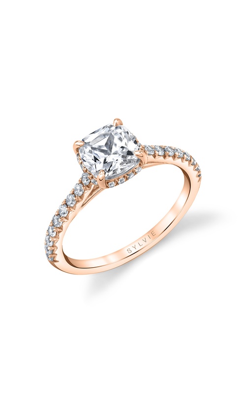 Sylvie Engagement Rings Hidden Halo S1944-031A4R15C