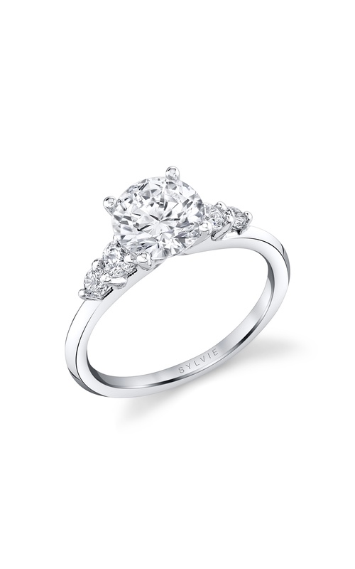 Sylvie  Engagement Ring S2762-033A4W15R