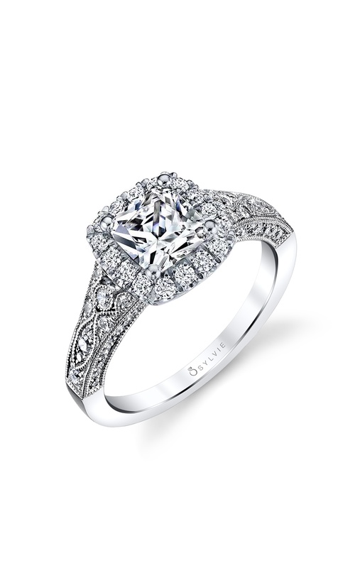 Sylvie  Engagement Ring S1409-076A4W10C