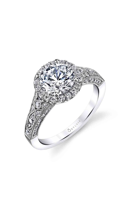 Sylvie Engagement Rings  S1409-076A4W15R