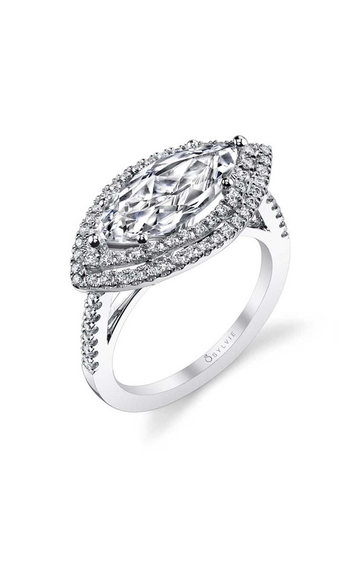 Sylvie  Engagement Ring S1195-57A4W30M