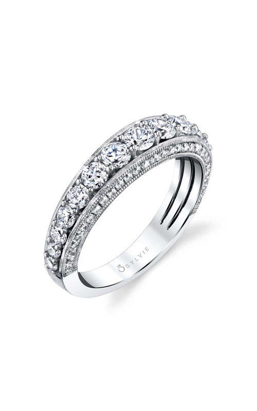 Sylvie  Wedding Band BS1871-152A4W-ALL
