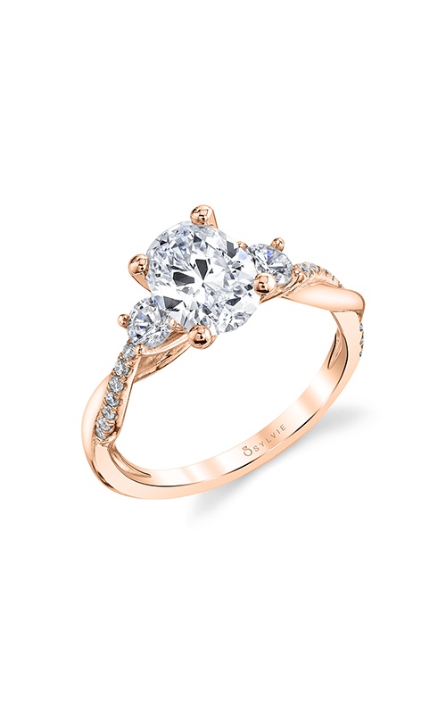 Sylvie Three Stone Engagement Ring S1939S-048A4R17O
