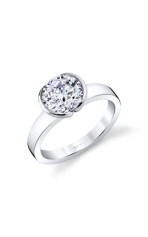 Sylvie Auranova Solitaire Engagement Ring S3611-0004W20R