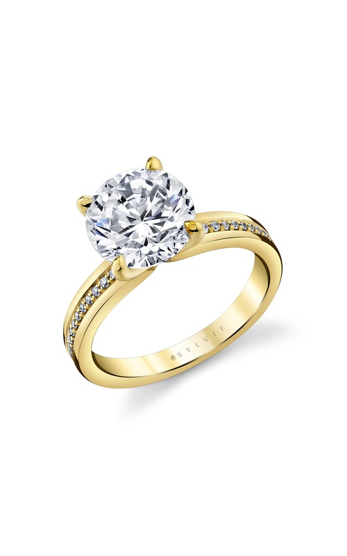 Sylvie Auravie Channel Engagement Ring S3619-015A4Y30R