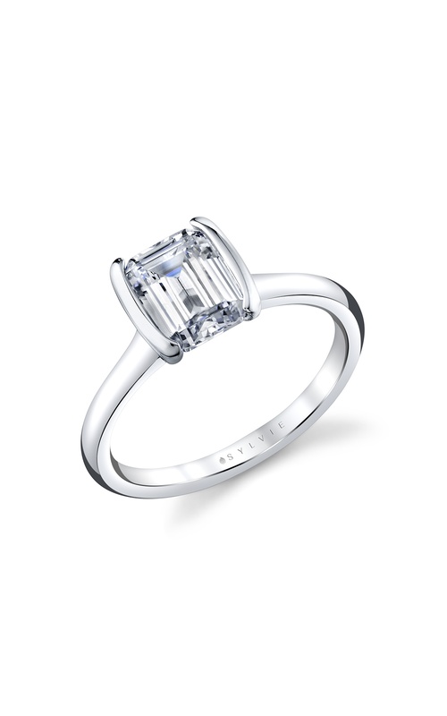 Sylvie Auranova Solitaire Engagement Ring S3625-0004W15E