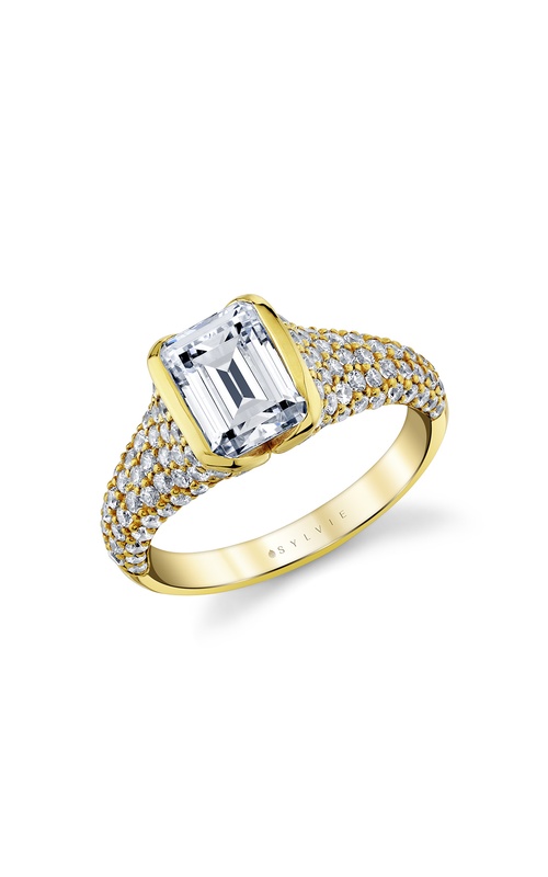 Sylvie Auranova Pav? Engagement Ring S3630-097A4Y20E