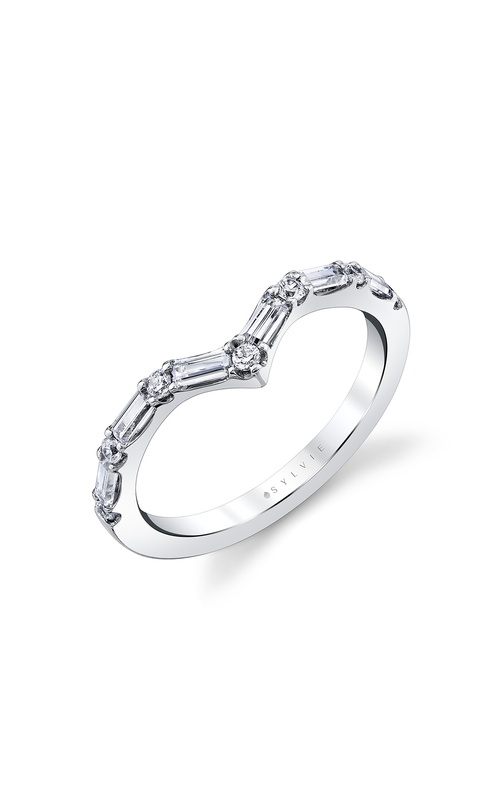 Sylvie Baguette Wedding Ring B161-053/AD4W