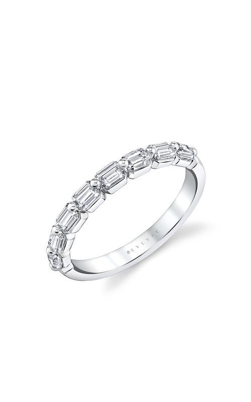 Sylvie Baguette Wedding Ring B163-080/A4W