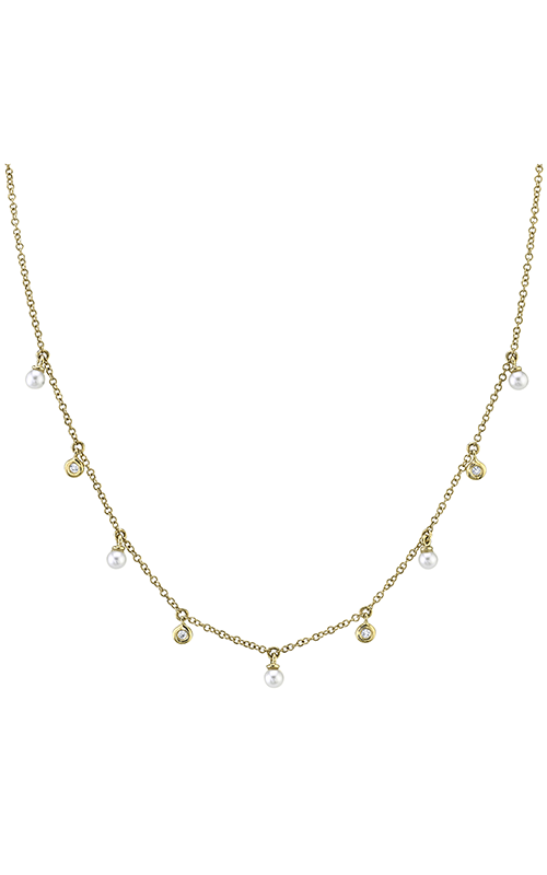 Shy Creation Diamond & Cultured Pearl Necklace SC55021032