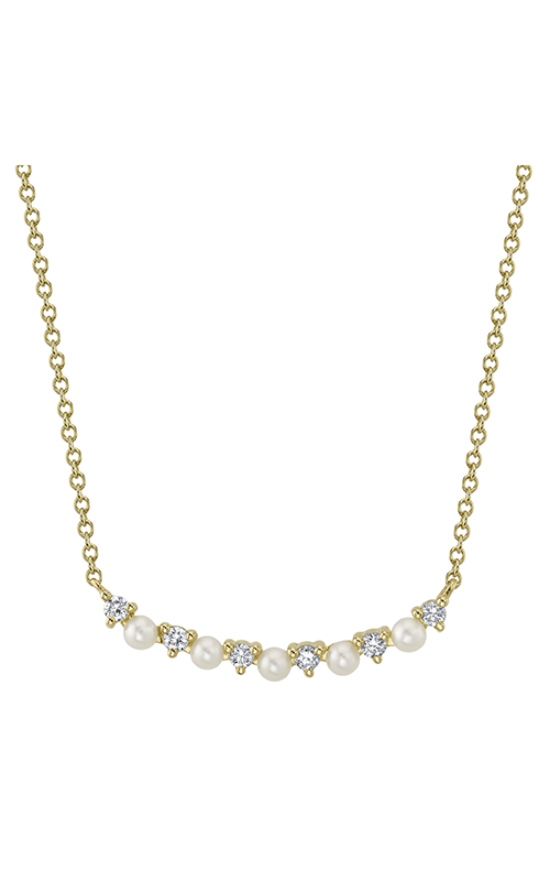 Shy Creation Diamond & Cultured Pearl Necklace SC55023346