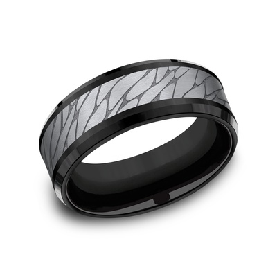 Tantalum  Wedding Band CF108815BKTGTA12.5