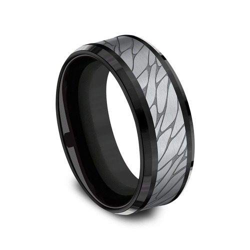 Tantalum  Wedding Band CF108815BKTGTA12.5 thumbnail 2