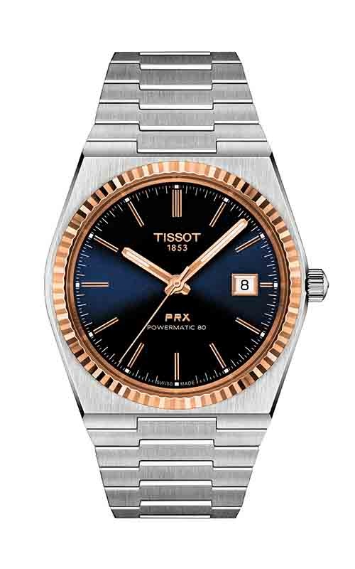 Tissot PRX Stainless Steel 40 Blue Dial Stainless Steel Strap