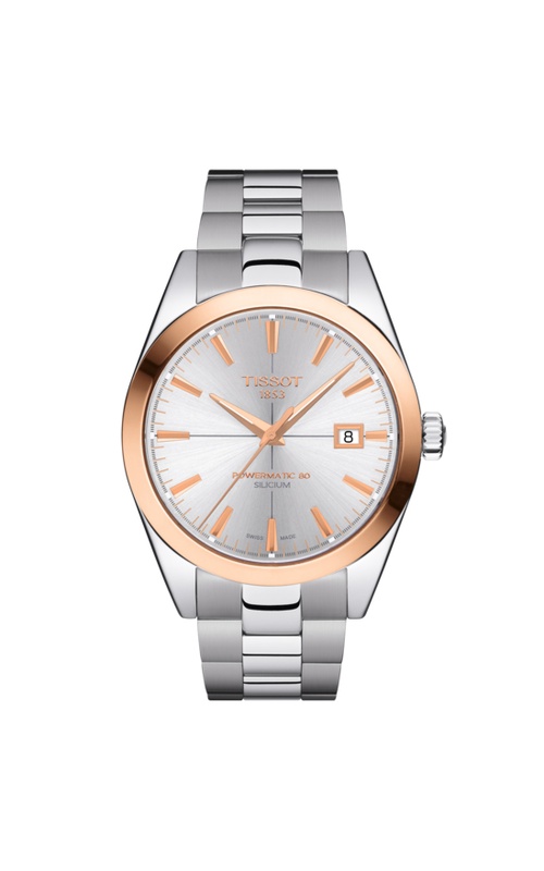 Tissot Gentleman Stainless Steel 40 Silver Dial Stainless Steel Strap