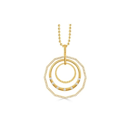 Doves by Doron Paloma Fibonacci Necklace P11226