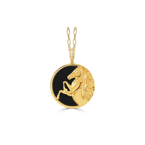 Doves by Doron Paloma Equestrian Necklace P11876BO
