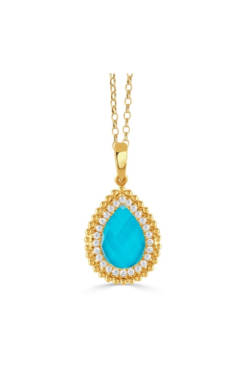 Doves by Doron Paloma Necklace Justinian P11083TQ-Y
