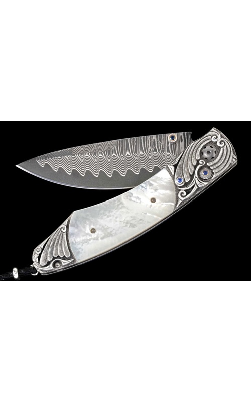 William Henry Damascus Sterling Silver Mother Of Pearl 32/50
