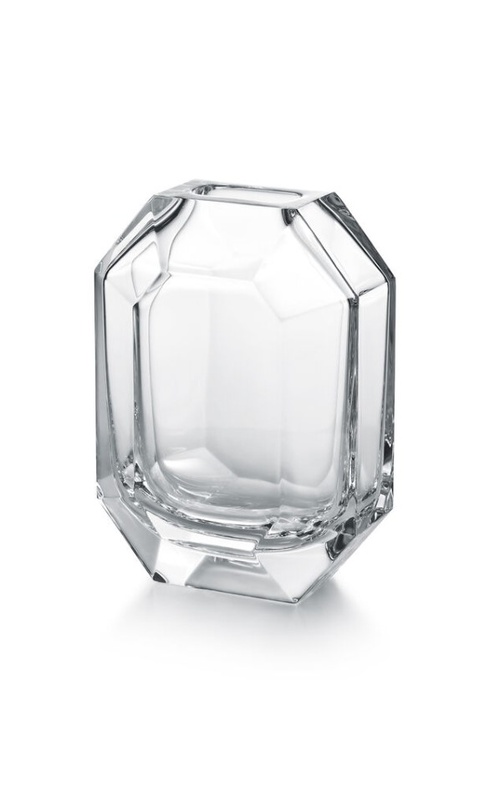 Baccarat Octogone Vase - Clear