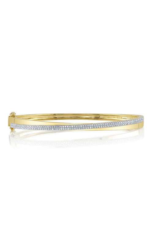Yellow 14 Karat Bracelet With 158=0.40Tw Round G/H Si Diamonds