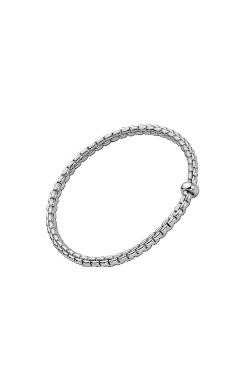 Fope Eka White 18 Karat Bracelet With 0.01Tw Round Diamonds