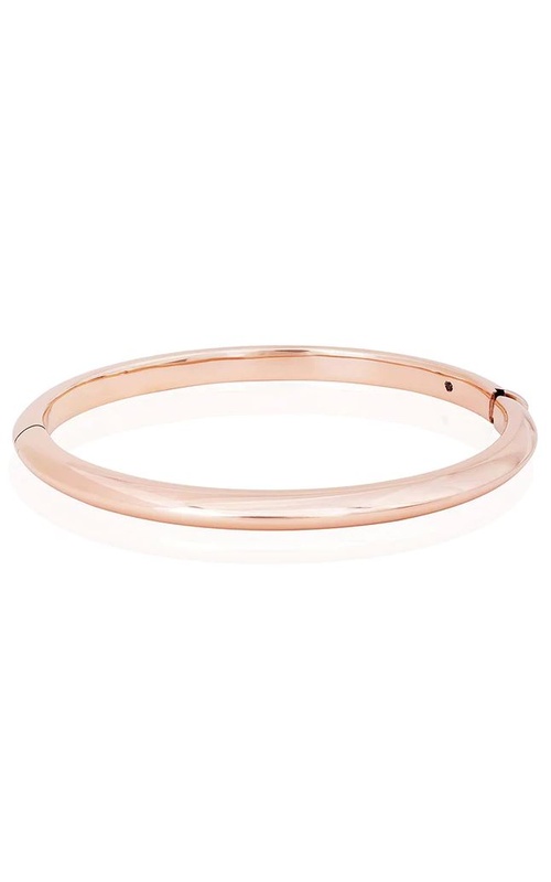 Roberto Coin Rose 18 Karat Knife Edge Hinged Bangle