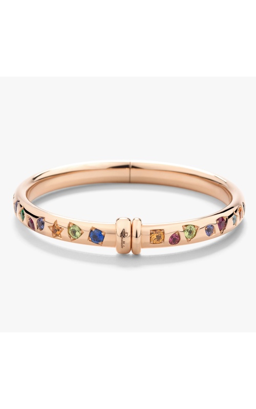 Pomellato Iconica Bangle 18KR Gemstone Bracelet Size: M 5.10tw