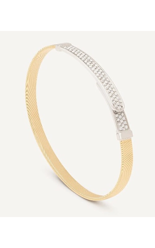 Marco Bicego Yellow 18 Karat Masai Bracelet With 0.50Tw Round Diamonds