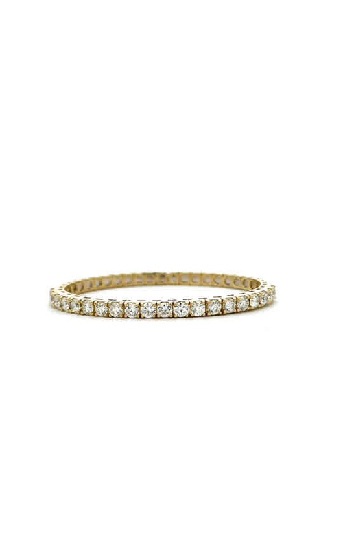 Yellow 18 Karat Catherine Cuff Bracelet With 20 = 4.32Tw Round I/J Vs Diamonds
