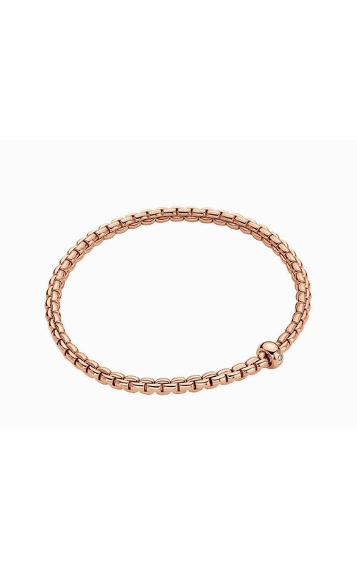 Fope Rose 18K Eka Flex'It Bracelet with 0.01Ctw Round Diamonds