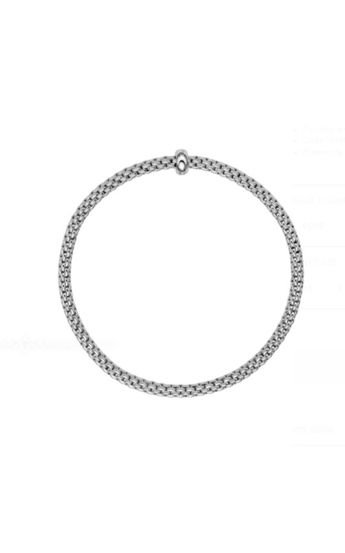 Fope White 18 Karat Bracelet With 0.01Tw Round Diamonds